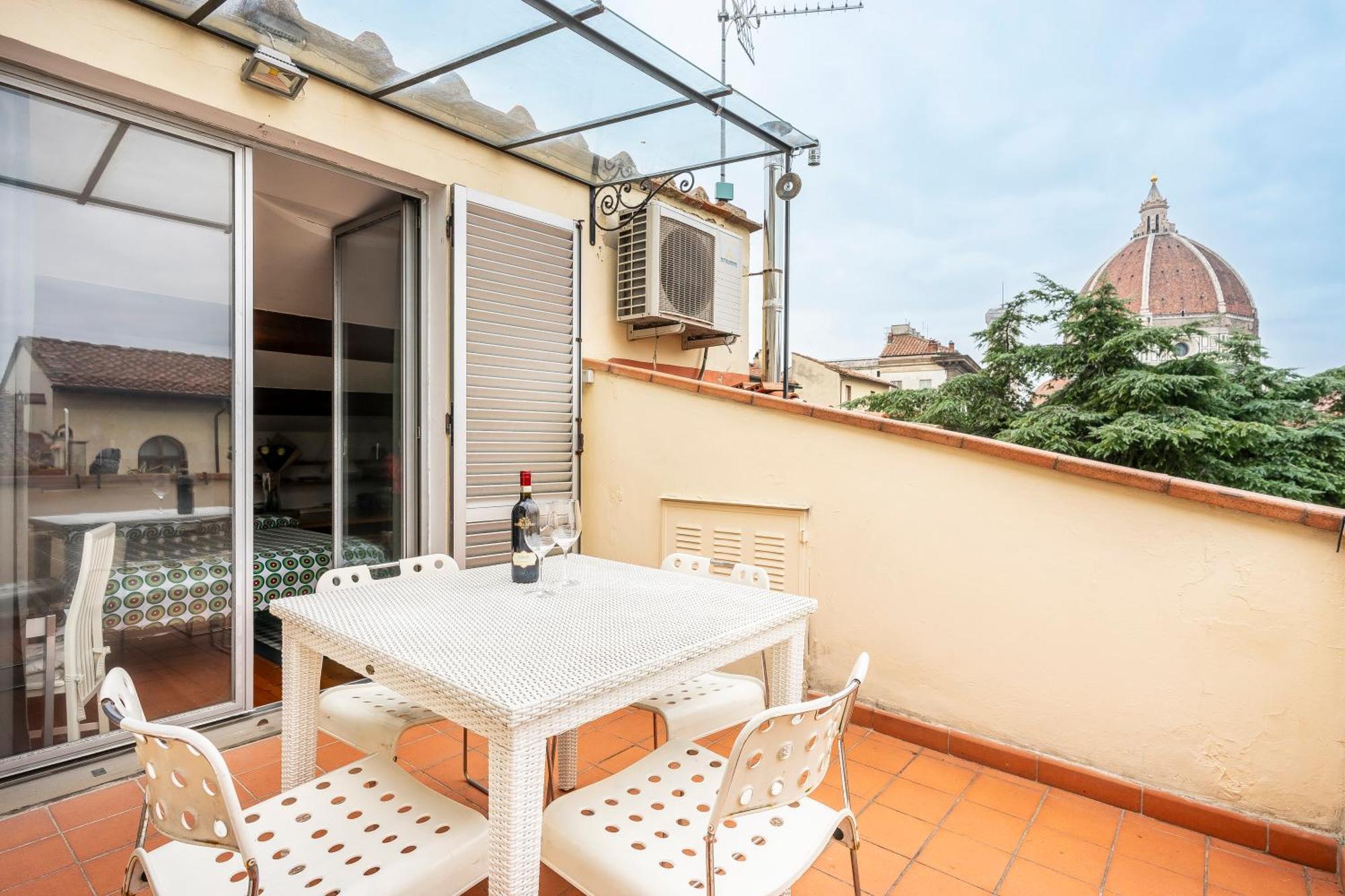 Penthouse Le Terrazze Duomo View Apartment Florence Ngoại thất bức ảnh